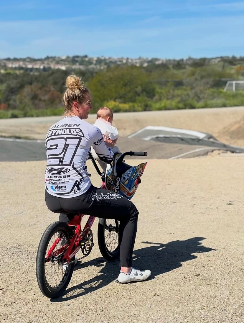 How motherhood has changed things for BMX racer Lauren Reynolds