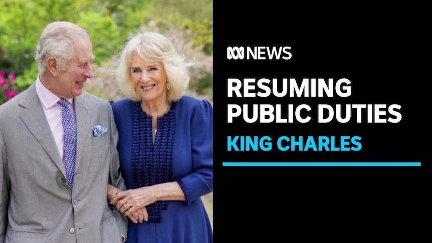 Resuming Public Duties, King Charles: King Charles and Queen Consort Camilla walk arm in arm.