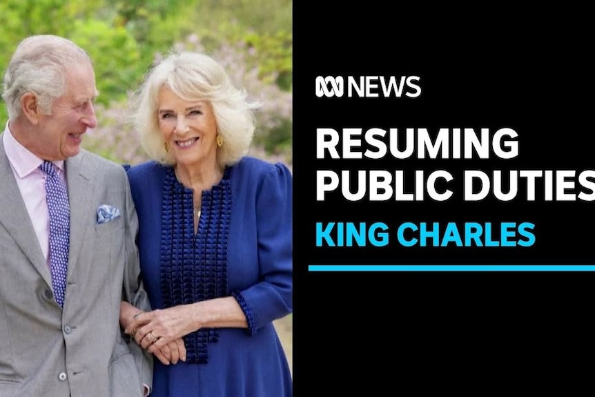 Resuming Public Duties, King Charles: King Charles and Queen Consort Camilla walk arm in arm.