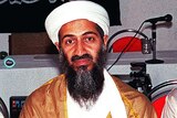 Osama Bin Laden holding Kalashnikov