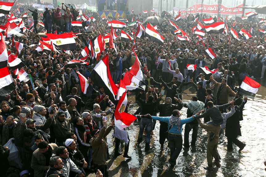 One year on in Tahrir Square