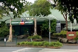 The entrance to Currumbin Wildlife Sanctuary on a rainy day