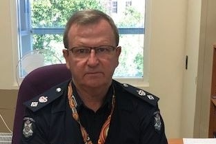 Superintendent John O'Connor at his desk