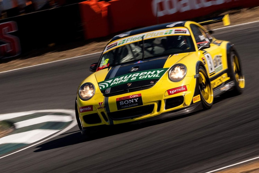 The car of Brisbane racing driver Ben Foessel