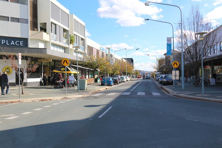 Hibberson Street in Gungahlin.