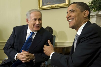 Benjamin Netanyahu and Barack Obama at the White House, May 2009 (AFP: Jim Watson)