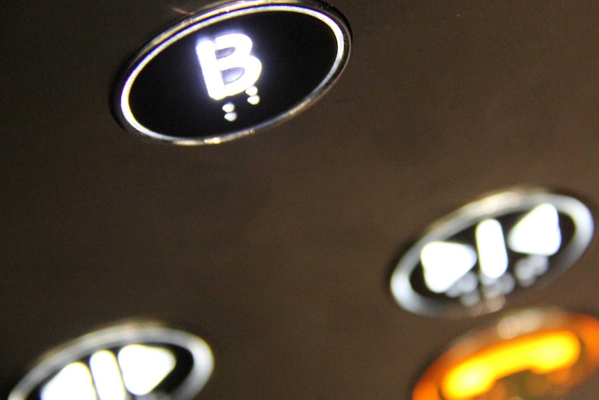 Buttons in a lift