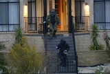 Bomb squad searches Melbourne home