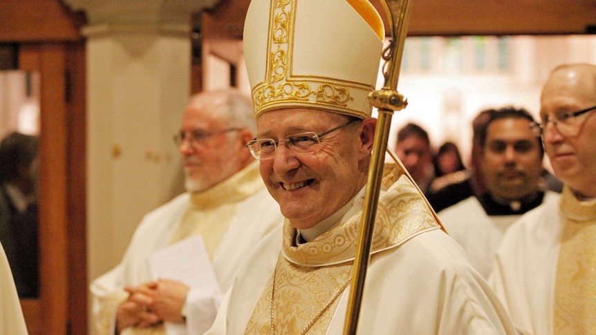 Tasmanian Archbishop Julian Porteous at his installation ceremony in Hobart.