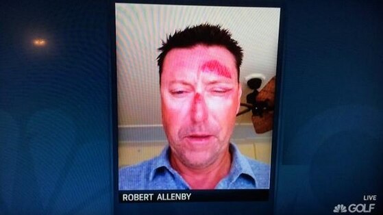 Golf Channel is reporting that Robert Allenby has been kidnapped, beaten and robbed in Hawaii.