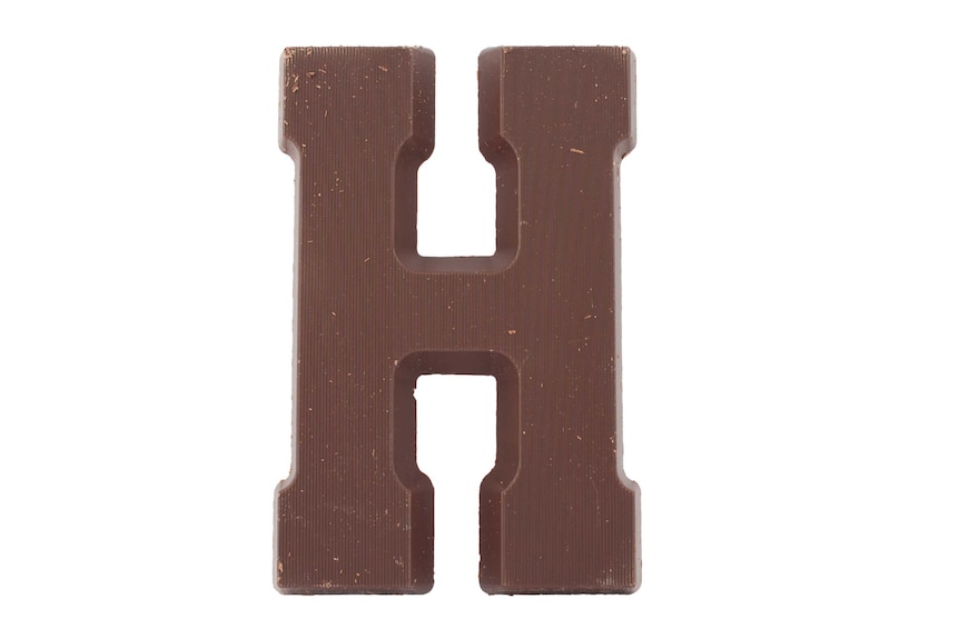 The letter H