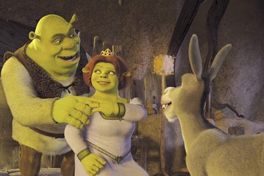 A scene from the film <em>Shrek 2</em>.