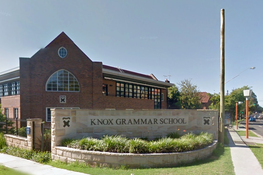 The royal commission is examining evidence of sexual abuse at Knox Grammar.