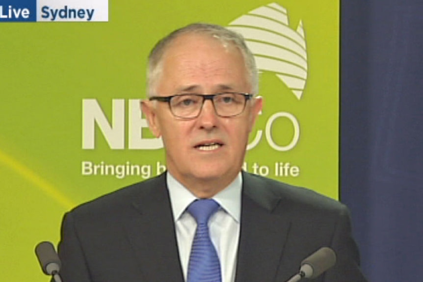 NBN: Malcolm Turnbull announces new deal to deliver broadband service.