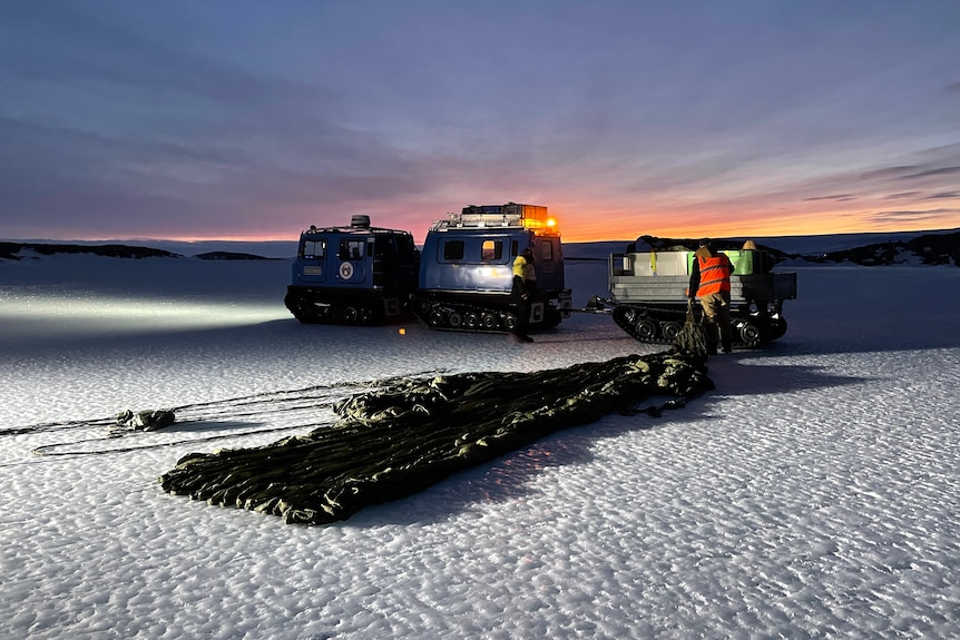 Critical supplies delivered to Mawson station on Antarctica