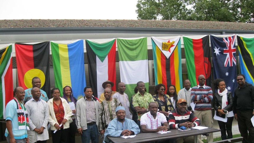 A gathering of members of the African Association New England in Armidale