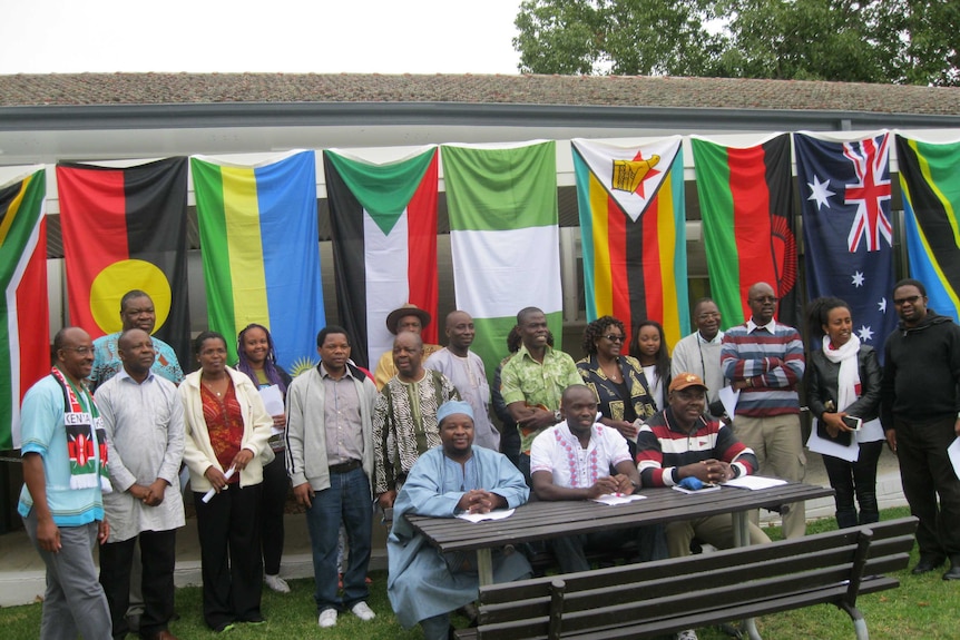 A gathering of members of the African Association New England in Armidale