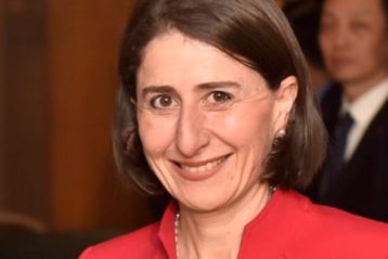 Gladys Berejiklian smiles at the camera.