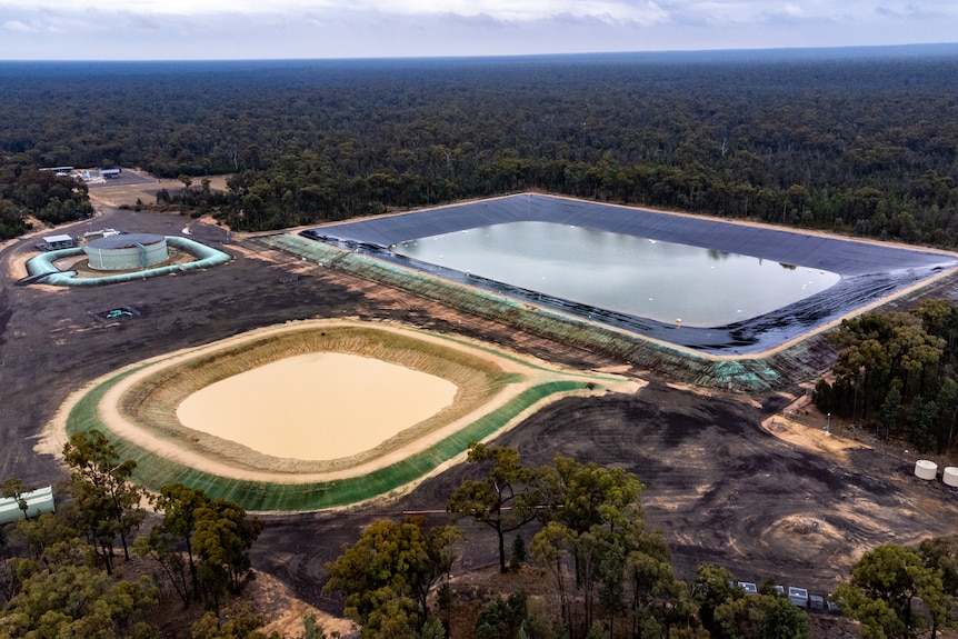 A gas facility in Pilliga forest.