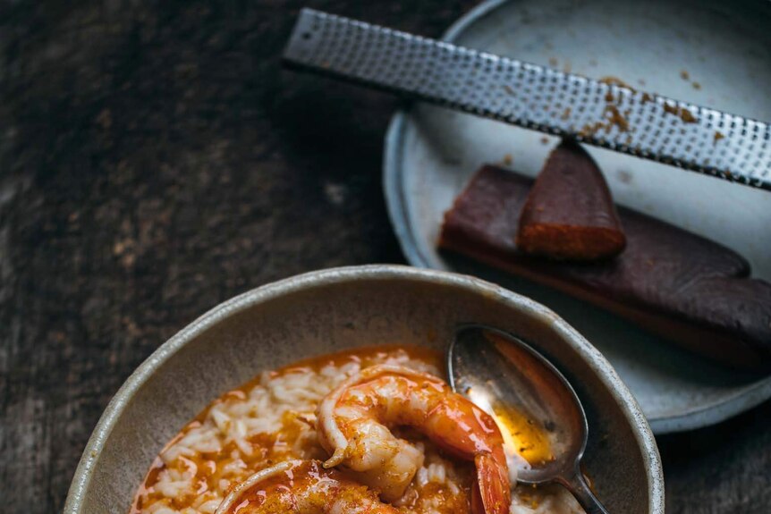 Eat Out In - Adam Liaw - Prawn Risotto