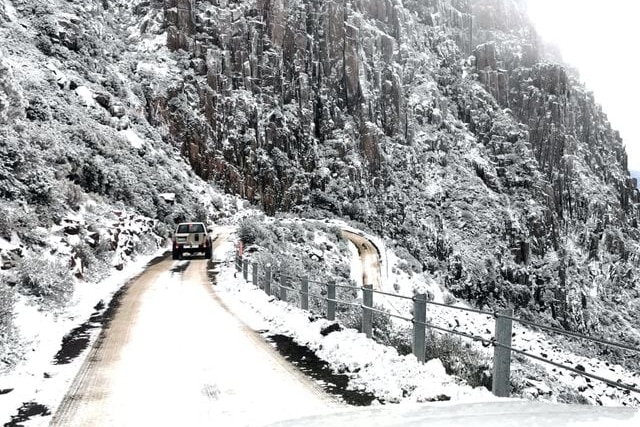 Hanneke Bywater's photo of the conditions at Jacobs Ladder