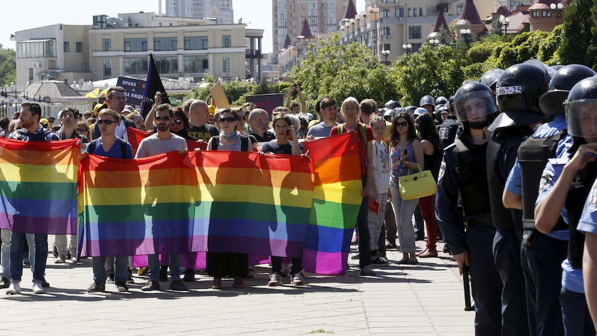 Ukraine gay pride march