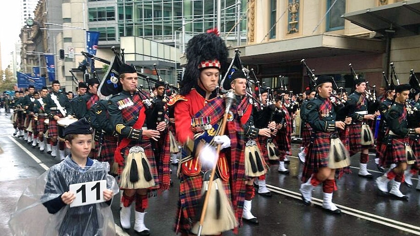 Anzac Day march through Sydney, April 25, 2014