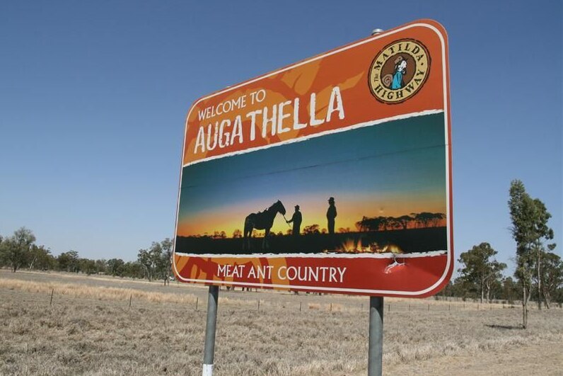 Welcome to Augathella sign
