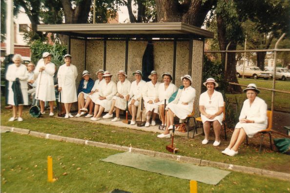 A women's Trugo team poses for a photograph.