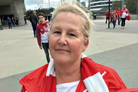 Swans supporter Julie Bonnici