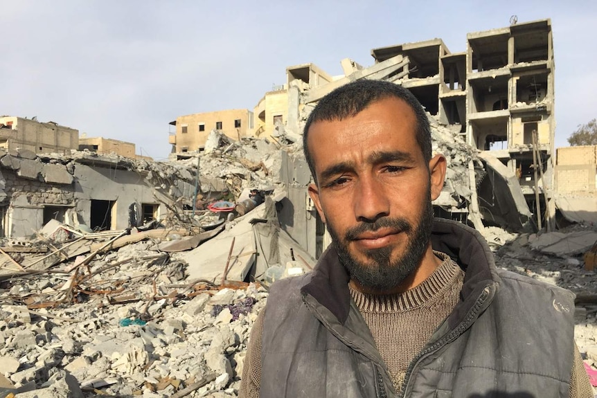 Ahmed Hussein returned to Raqqa to find his home no longer standing.