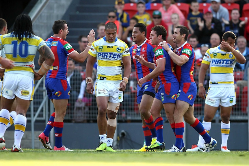 Eels dejected as Knights run riot