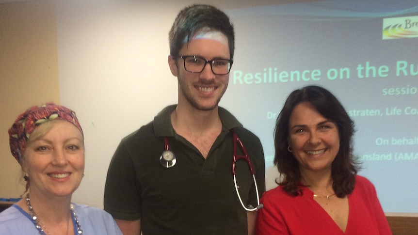 Dr Annette Turley, Dr Aliastair Quinn and  r Ira van der Steenstraten