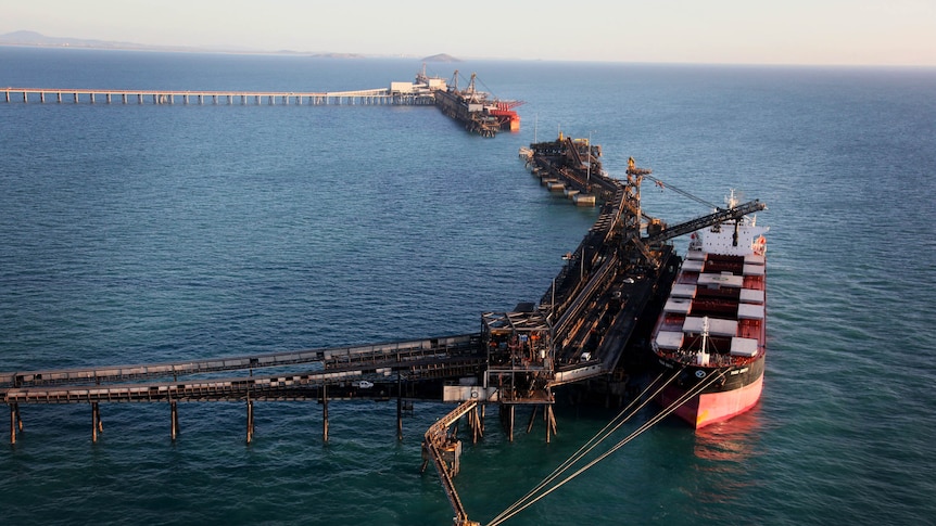 Coal export terminal at Hay Point, Mackay