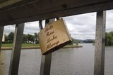 Love locks in Canberra 2