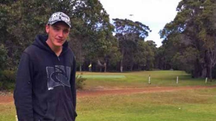 19 year old James Mark who found human remains at the Augusta golf course