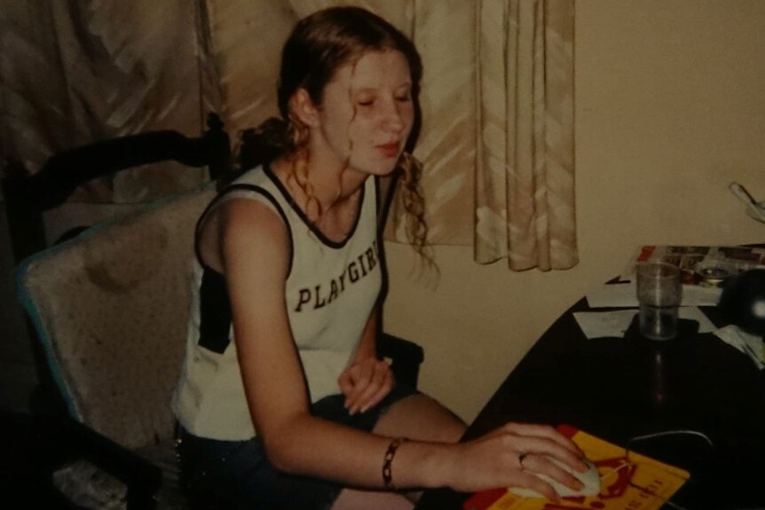 Tara Schultz as a teenager