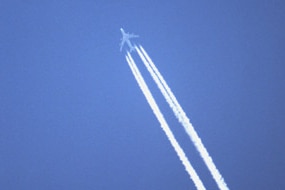 File photo: airplane in blue sky (Getty Creative Images)