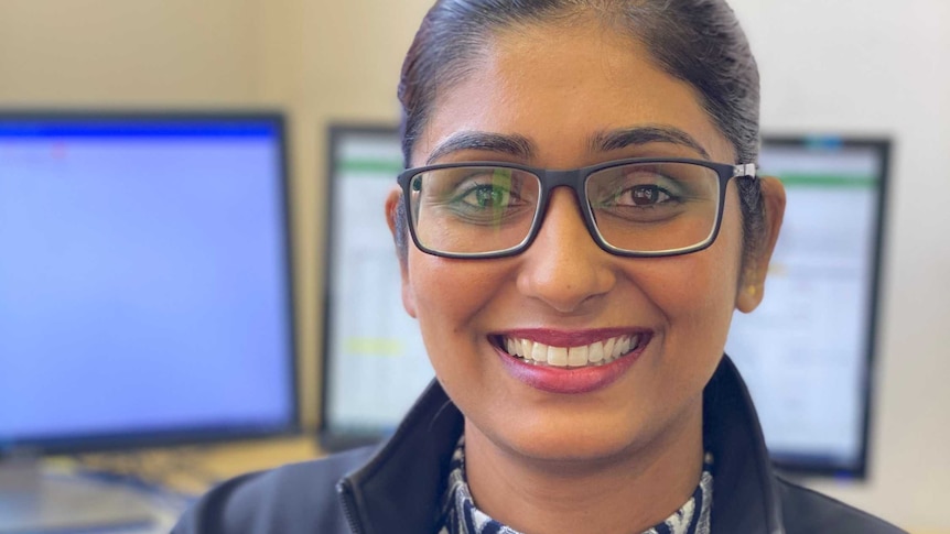 Manu Kaur works in a  laundry