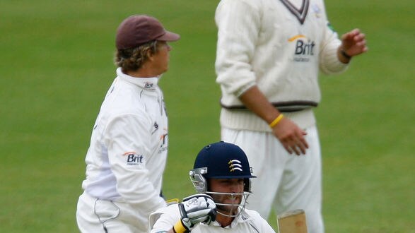 Hughes cracked a remarkable four centuries in his short spell for Middlesex.