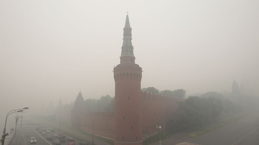 It's the first significant break from heavy smoke in Moscow in more than two weeks.