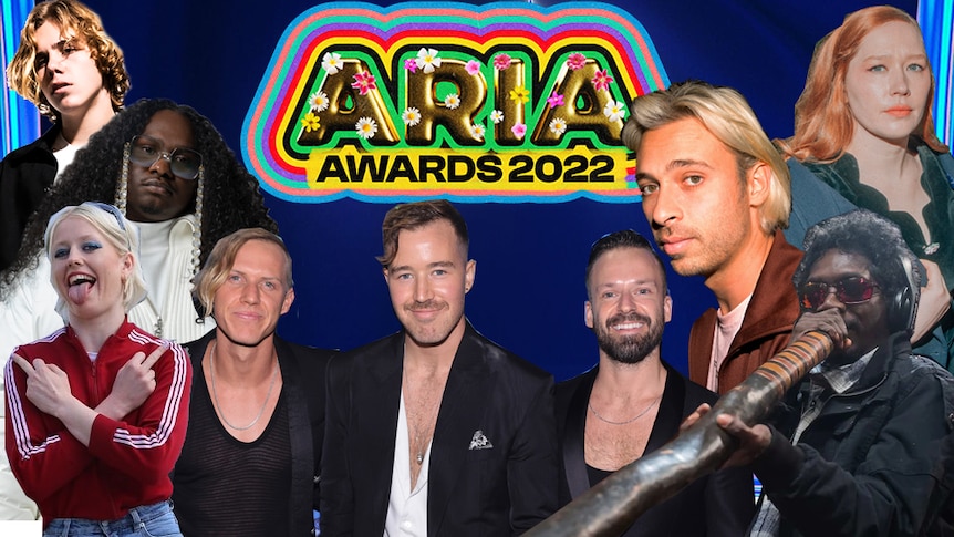 A collage of 2022 ARIA Award nominees
