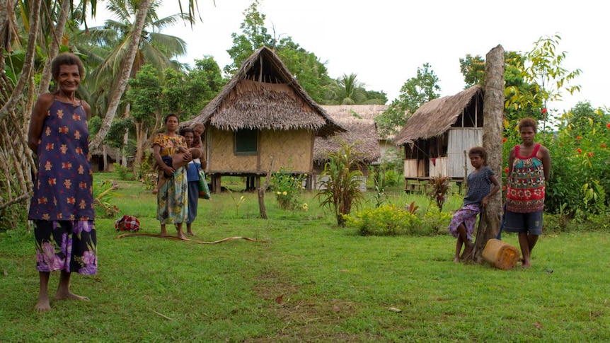 Villagers in Sausi, Madang Province, PNG