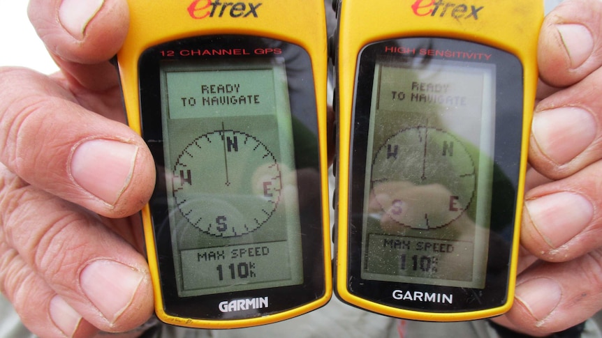 The two GPS units that Bryan Cook recorded is record setting land sailing speed.
