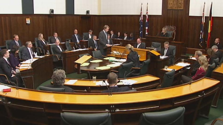 Tasmanian Liberals take the Government benches for the first time in 16 years.