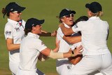 England wins women's Ashes Test against Australia