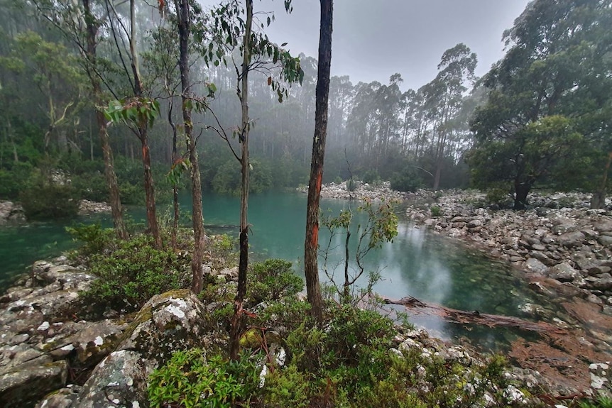 Disappearing Tarn in Hobart