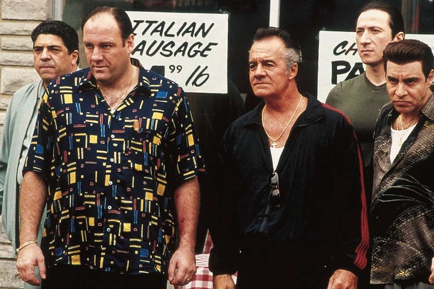 Tony Sopranos and his mobster crew.