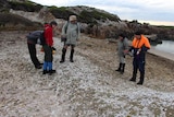 Tarkine group inspects middens