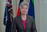 Foreign Minister Penny Wong speaks to 7.30